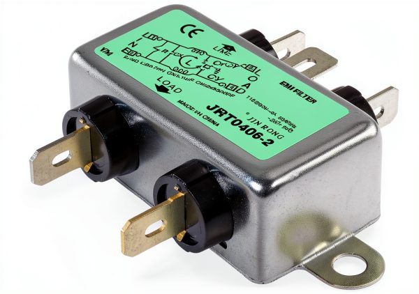 Power Line EMI Filter JR-L006-N E-outstanding 6A 250V Silver-1