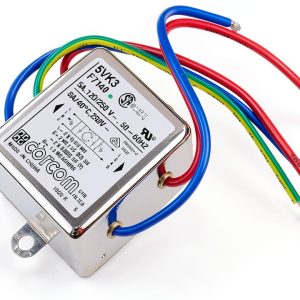 TE Connectivity 5VK3 RFI Power Line Filter 5A 1mA EMI Suppression-0