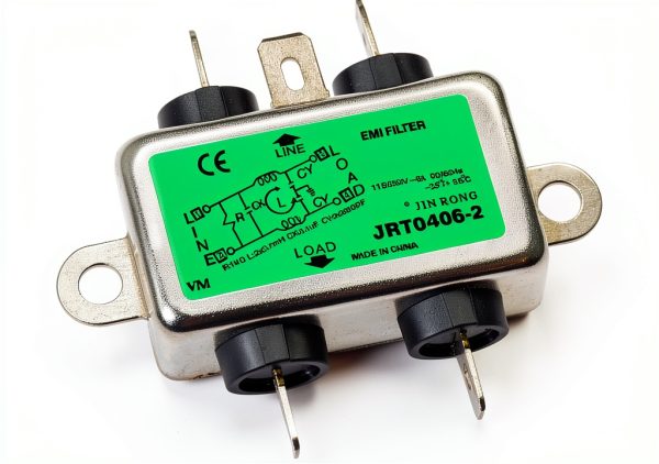 Power Line EMI Filter JR-L006-N E-outstanding 6A 250V Silver-0