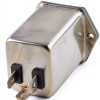 Uxcell AC Power Line EMI Filter CW2A-10A-T Silver Tone 10A 115/250V-1
