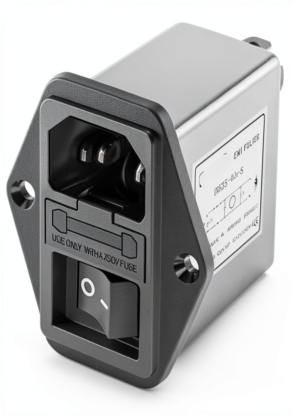 Power Filters ALcorY Three in One DBI6-10A EMI Filter with Switch Fuse-0